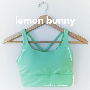 lululemon Energy Bra Long Line in Scream Green Light Size 4 Rare New NWT